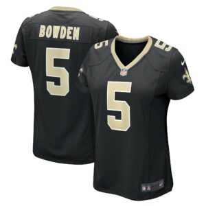 Women's New Orleans Saints Lynn Bowden Jr. Nike Black Team Game Jersey