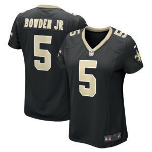 Women's New Orleans Saints Lynn Bowden Jr. Nike Black Team Game Jersey