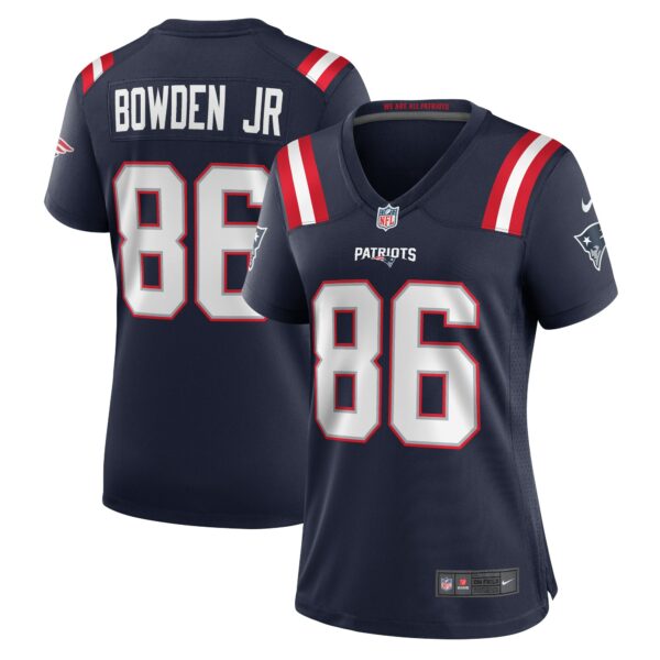 Women’s New England Patriots Lynn Bowden Jr. Nike Navy Home Game Player Jersey