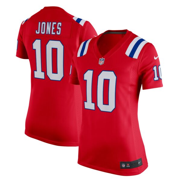 Women’s New England Patriots Mac Jones Nike Red Game Alternate Jersey