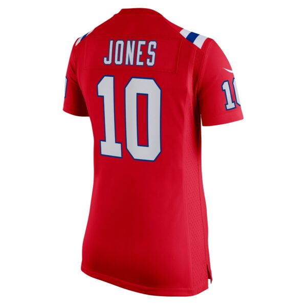 Women’s New England Patriots Mac Jones Nike Red Game Alternate Jersey