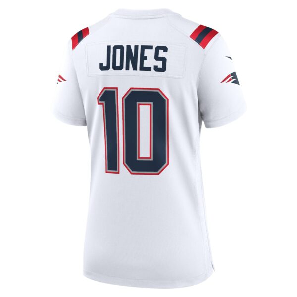 Women’s New England Patriots Mac Jones Nike White Game Jersey