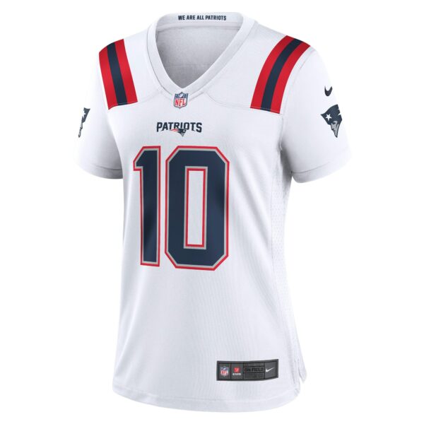 Women’s New England Patriots Mac Jones Nike White Player Jersey