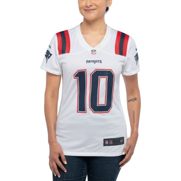 Women’s New England Patriots Mac Jones Nike White Player Jersey