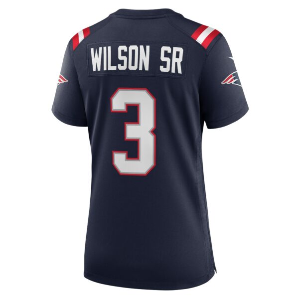 Women’s New England Patriots Mack Wilson Nike Navy Team Game Jersey