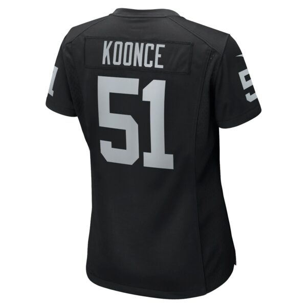 Women’s Las Vegas Raiders Malcolm Koonce Nike Black Game Jersey