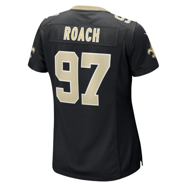 Women’s New Orleans Saints Malcolm Roach Nike Black Team Game Jersey