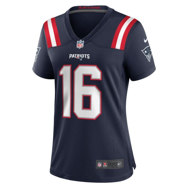 Women’s New England Patriots Malik Cunningham Nike Navy Team Game Jersey