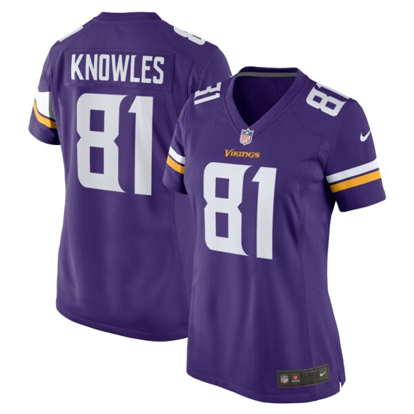 Women’s Minnesota Vikings Malik Knowles Nike Purple Team Game Jersey