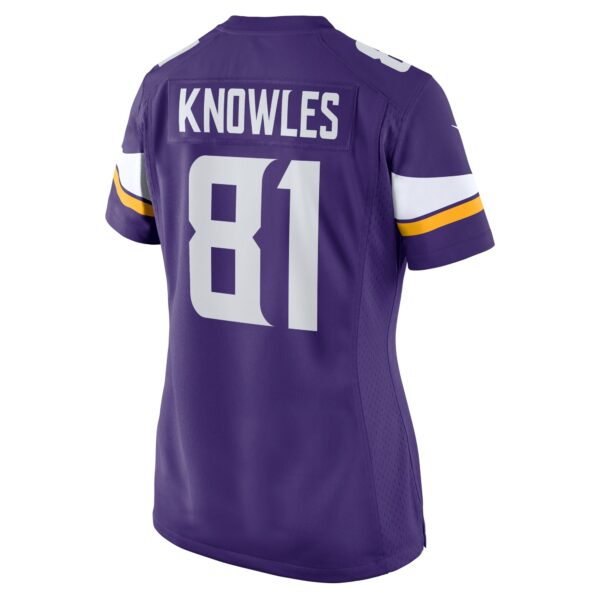 Women’s Minnesota Vikings Malik Knowles Nike Purple Team Game Jersey