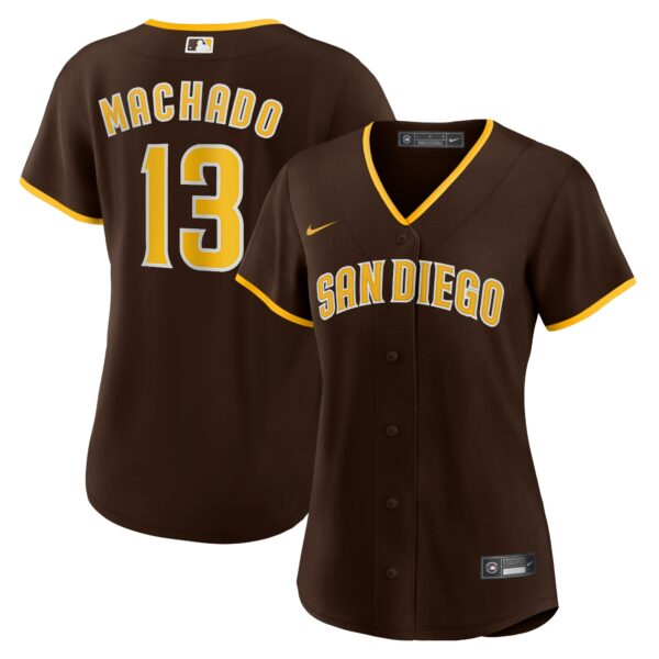 Women’s San Diego Padres Manny Machado Nike Brown Road Replica Player Jersey