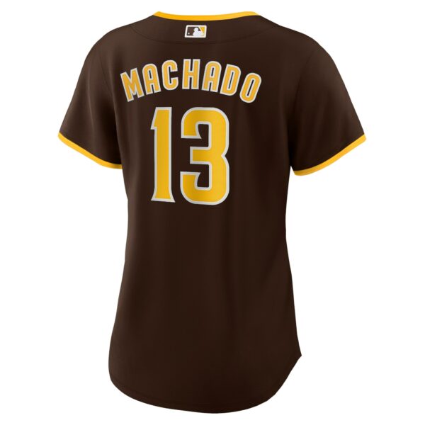 Women’s San Diego Padres Manny Machado Nike Brown Road Replica Player Jersey