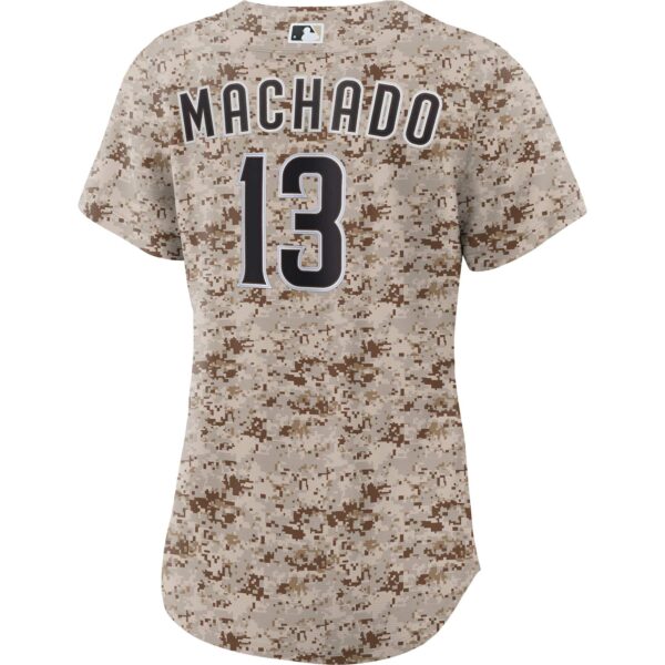 Women’s San Diego Padres Manny Machado Nike Camo USMC Alternate Replica Player Jersey