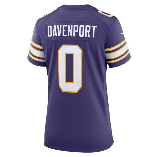 Women’s Minnesota Vikings Marcus Davenport Nike Purple Classic Player Game Jersey