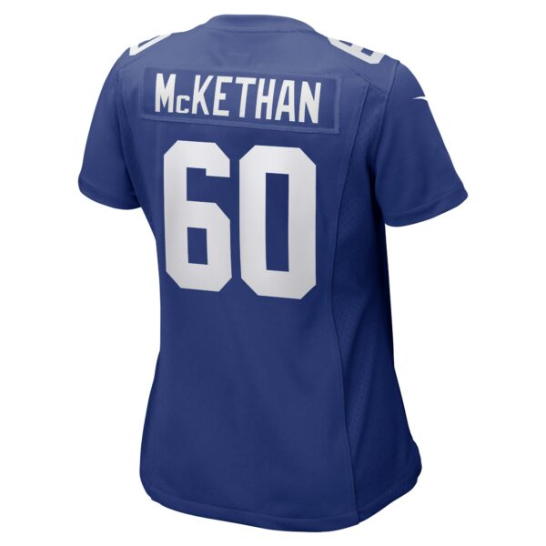 Women’s New York Giants Marcus McKethan Nike Royal Game Player Jersey