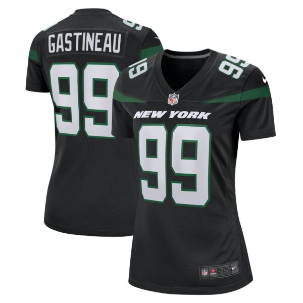 Women’s New York Jets Mark Gastineau Nike Stealth Black Game Jersey