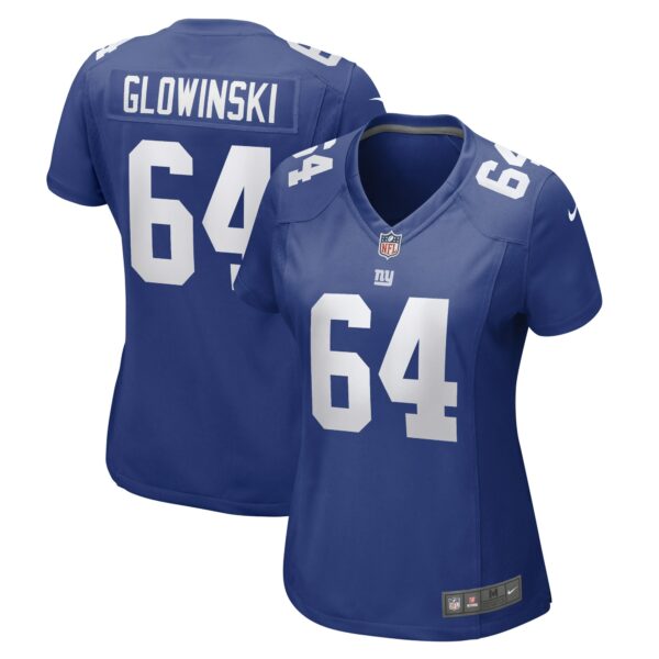 Women’s New York Giants Mark Glowinski Nike Royal Game Player Jersey