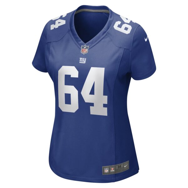 Women’s New York Giants Mark Glowinski Nike Royal Game Player Jersey