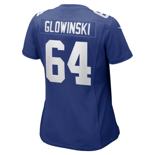 Women’s New York Giants Mark Glowinski Nike Royal Game Player Jersey