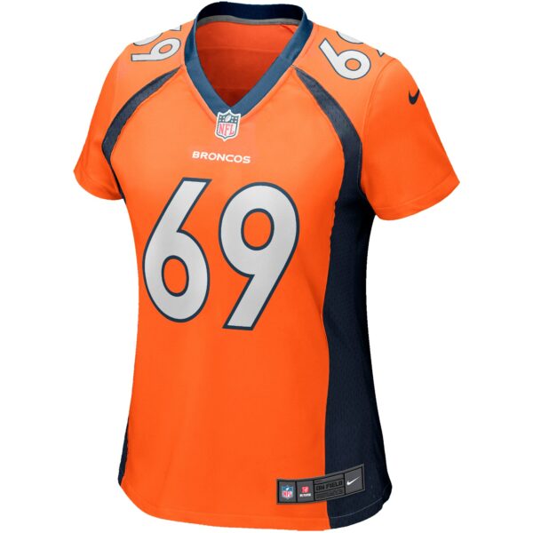 Women’s Denver Broncos Mark Schlereth Nike Orange Game Retired Player Jersey