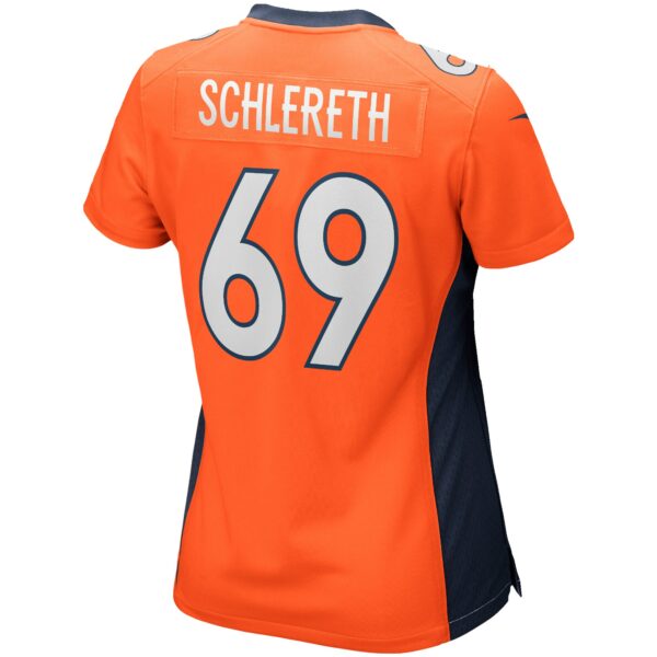 Women’s Denver Broncos Mark Schlereth Nike Orange Game Retired Player Jersey