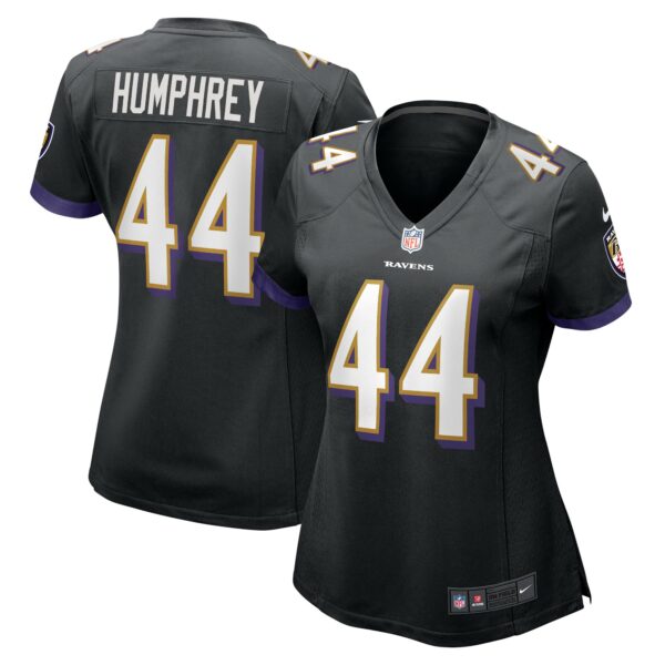 Women’s Baltimore Ravens Marlon Humphrey Nike Black Game Jersey