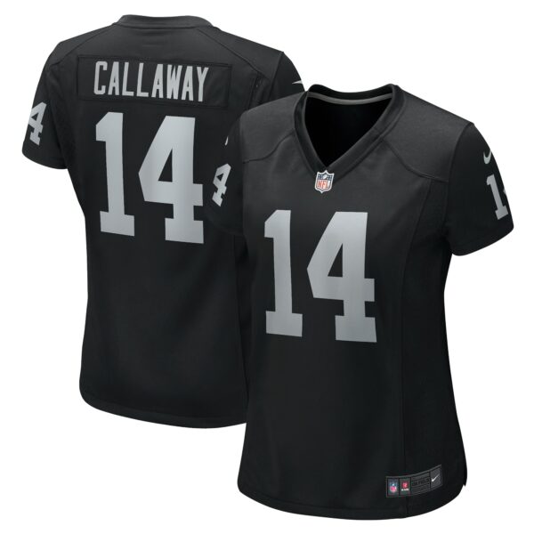 Women’s Las Vegas Raiders Marquez Callaway Nike Black Team Game Jersey