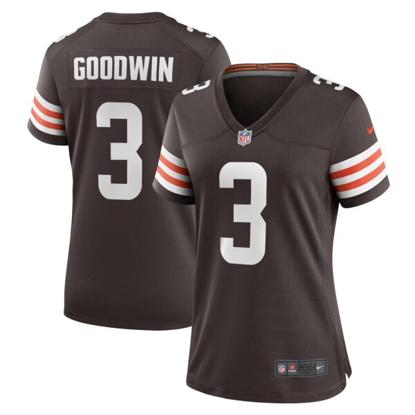 Women’s Cleveland Browns Marquise Goodwin Nike Brown Game Jersey