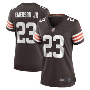 Women's Cleveland Browns Martin Emerson Jr. Nike Brown Game Player Jersey