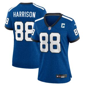 Women's Indianapolis Colts Marvin Harrison Nike Royal Indiana Nights Alternate Game Jersey