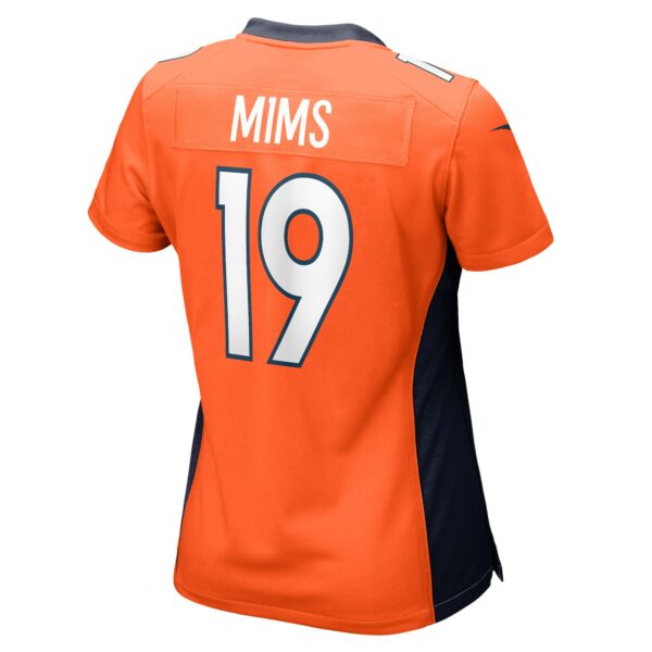 Women’s Denver Broncos Marvin Mims Jr Nike Orange Team Game Jersey