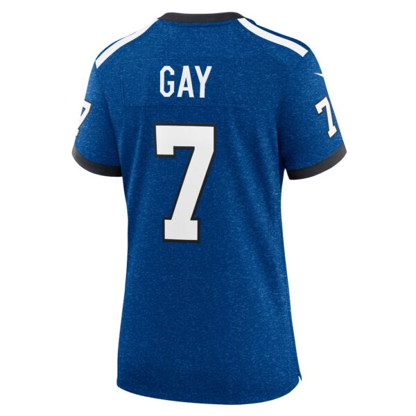 Women’s Indianapolis Colts Matt Gay Nike Royal Indiana Nights Alternate Game Jersey