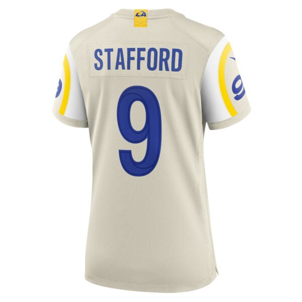 Women’s Los Angeles Rams Matthew Stafford Nike Bone Player Game Jersey