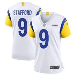 Women's Los Angeles Rams Matthew Stafford Nike White Player Jersey