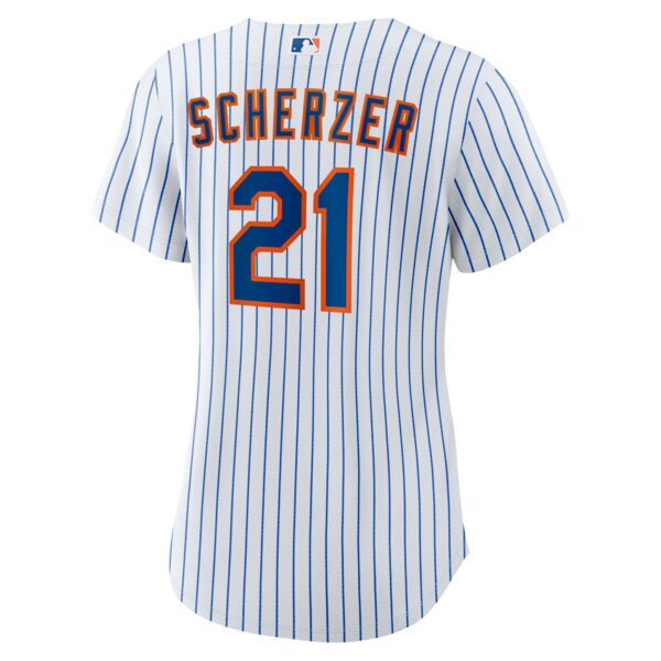 Women’s New York Mets Max Scherzer Nike White Home Replica Player Jersey