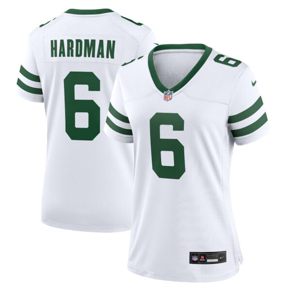 Women’s New York Jets Mecole Hardman Nike White Legacy Player Game Jersey