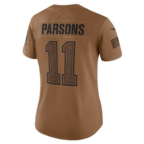 Women’s Dallas Cowboys Micah Parsons Nike Brown 2023 Salute To Service Limited Jersey