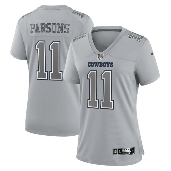 Women’s Dallas Cowboys Micah Parsons Nike Gray Atmosphere Fashion Game Jersey