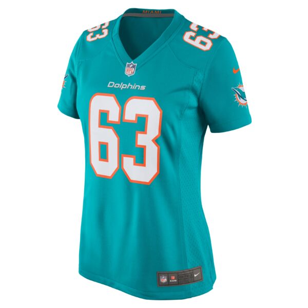 Women’s Miami Dolphins Michael Deiter Nike Aqua Game Jersey