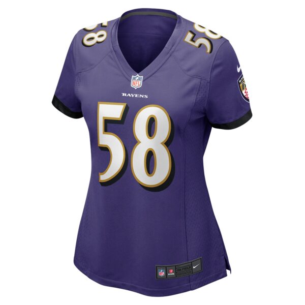 Women’s Baltimore Ravens Michael Pierce Nike Purple Player Game Jersey