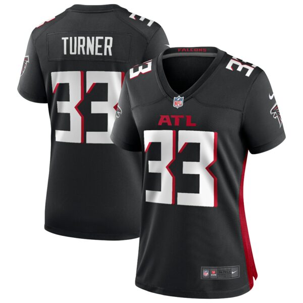 Women’s Atlanta Falcons Michael Turner Nike Black Game Retired Player Jersey