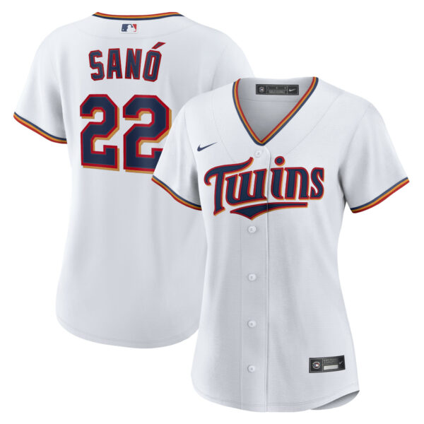 Women’s Minnesota Twins Miguel Sano Nike White Home Replica Player Jersey