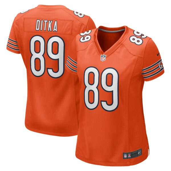 Women’s Chicago Bears Mike Ditka Nike Orange Retired Player Jersey