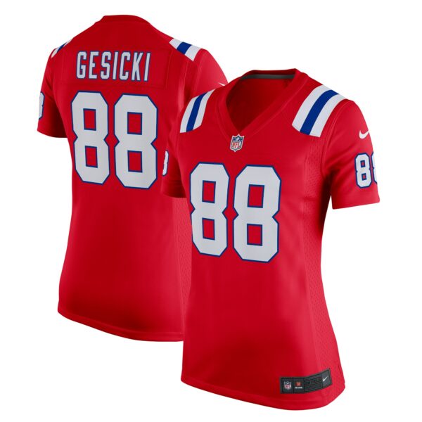 Women’s New England Patriots Mike Gesicki Nike Red Alternate Game Jersey