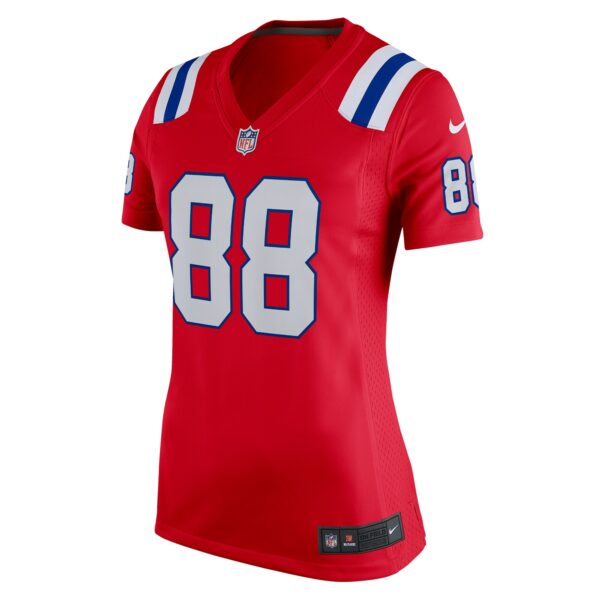 Women’s New England Patriots Mike Gesicki Nike Red Alternate Game Jersey