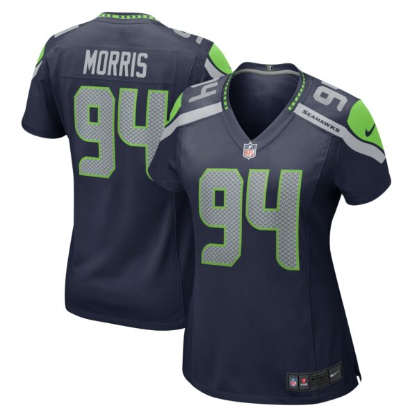 Women’s Seattle Seahawks Mike Morris Nike College Navy Game Jersey