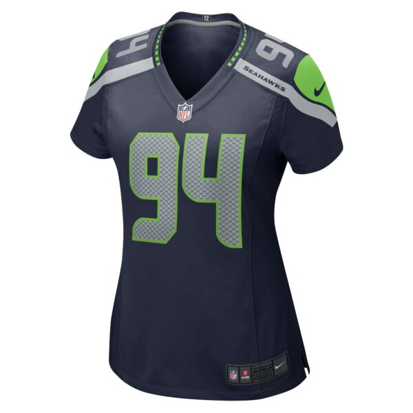 Women’s Seattle Seahawks Mike Morris Nike College Navy Game Jersey