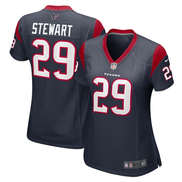 Women’s Houston Texans M.J. Stewart Nike Navy Game Player Jersey