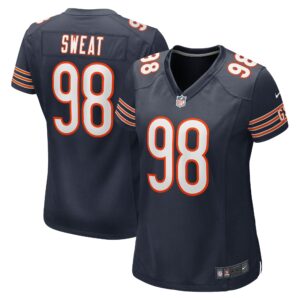 Women's Chicago Bears Montez Sweat Nike Navy Game Jersey