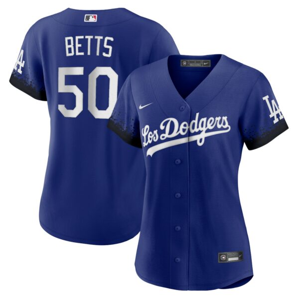 Women’s Los Angeles Dodgers Mookie Betts Nike Royal City Connect Replica Player Jersey